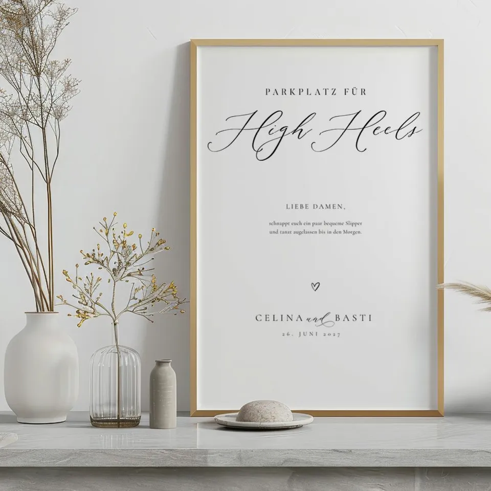 weddingstyle-feier-high-heels-garage-m-de-tanzf-e-schild-elegant image 1