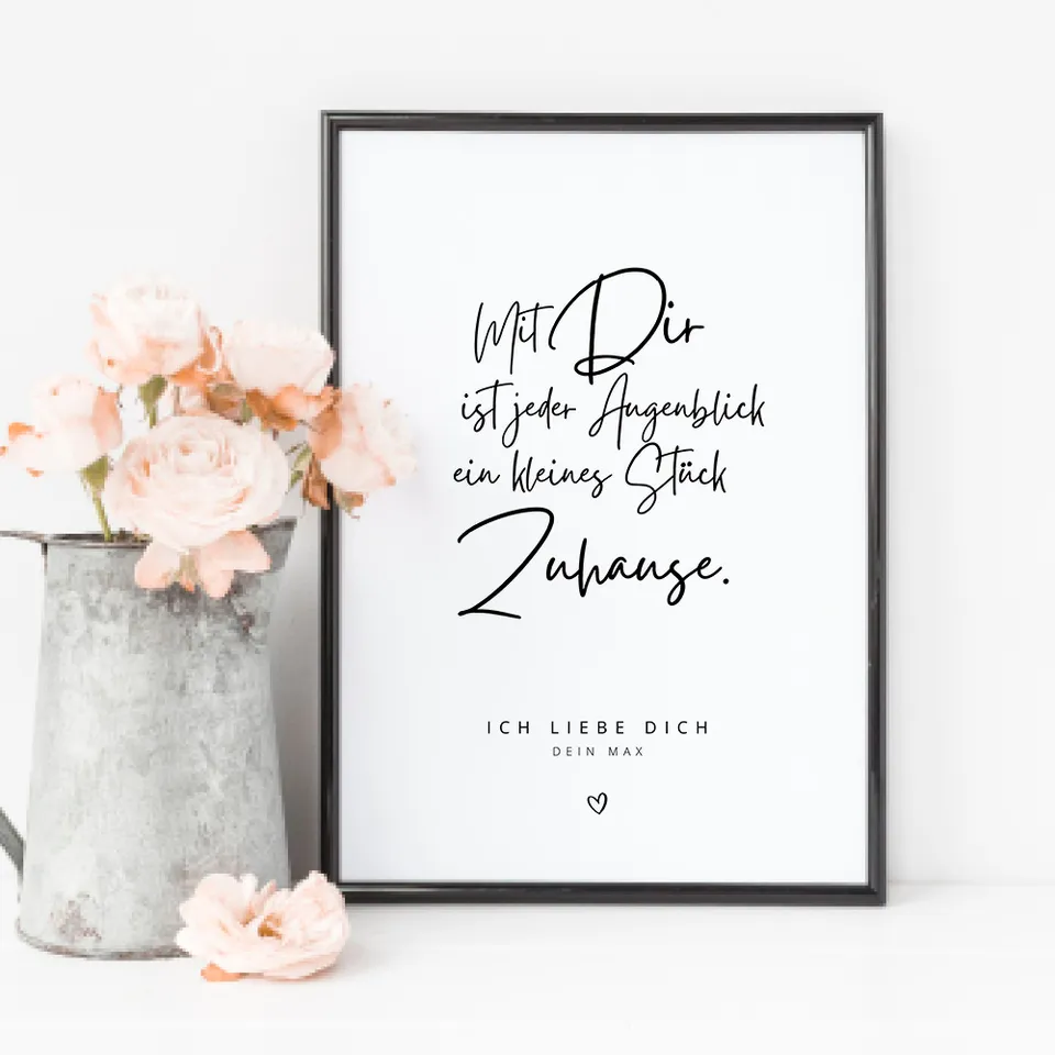 weddingstyle-geschenke-for-you-spr-chebild-poster-matt image 1