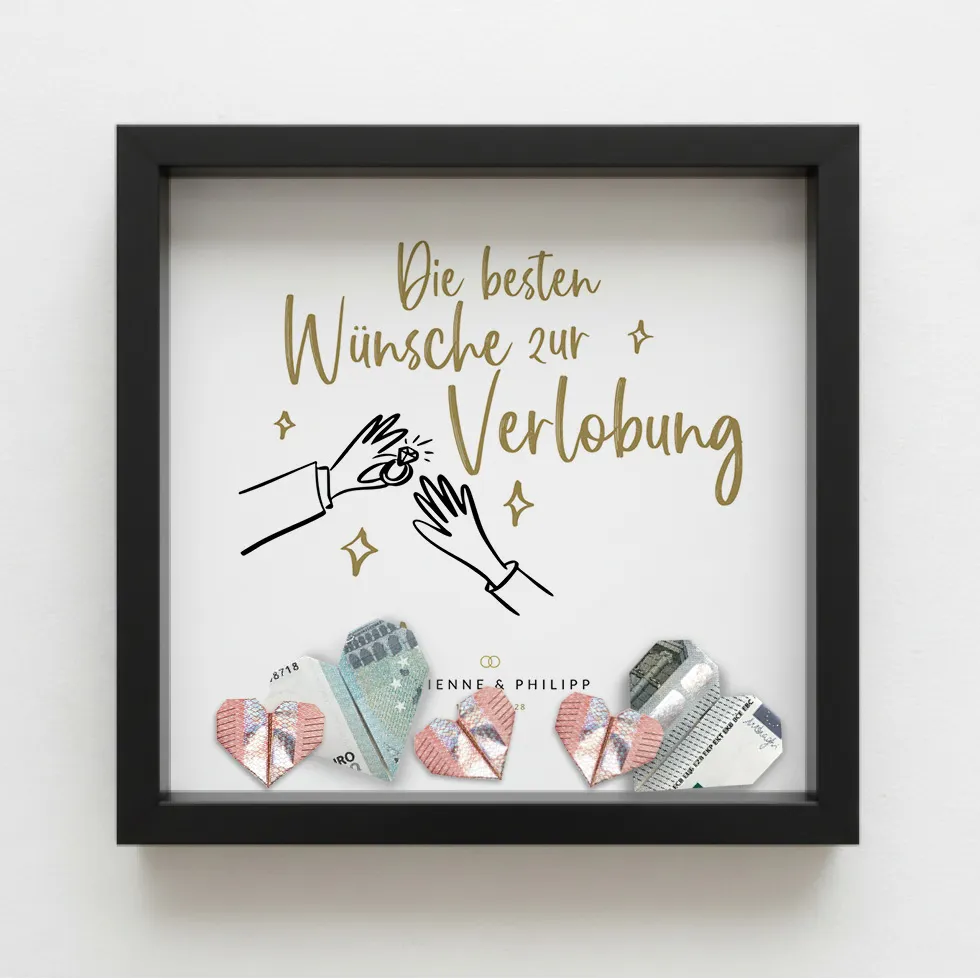 weddingstyle-geschenke-geldgeschenk-verlobung-bilderrahmen-27x27 image 2
