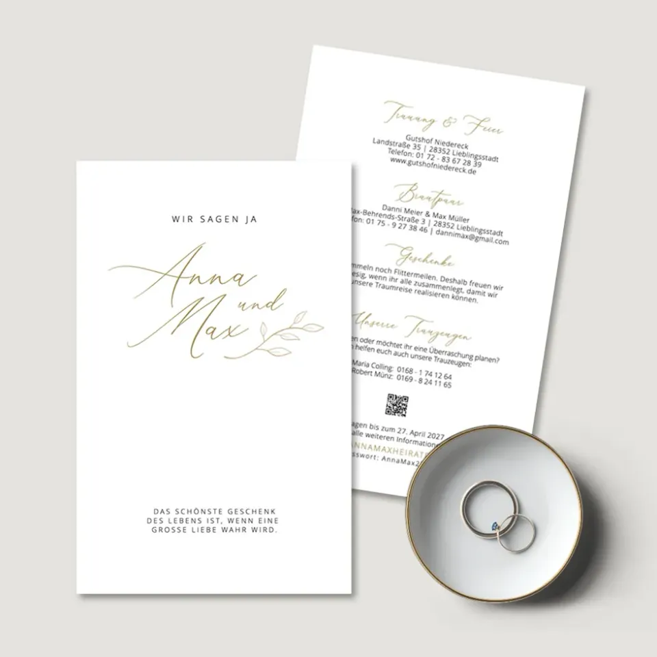 weddingstyle-hochzeitskarten-romance-einladung-b6-personalisiert image 1