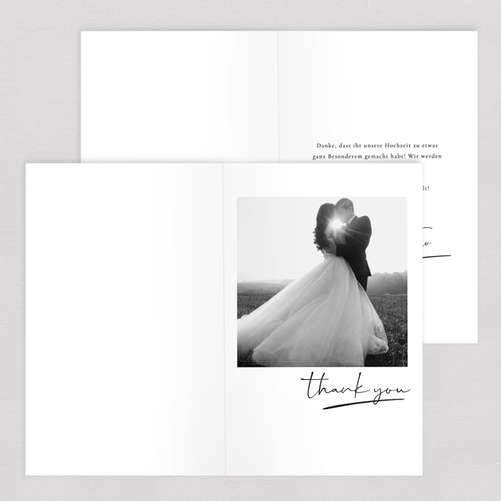 weddingstyle-hochzeitskarten-dankeskarte-thank-you-klappkarte-druck image 2