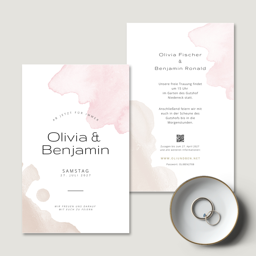 weddingstyle-fluid-hochzeitseinladung-b6-einladungskarte-individuell image 2