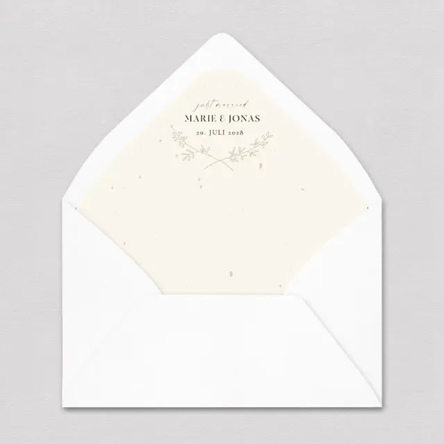 weddingstyle-vintage-vibes-briefumschlag-inlay-hochzeitskarte-a4 image 1