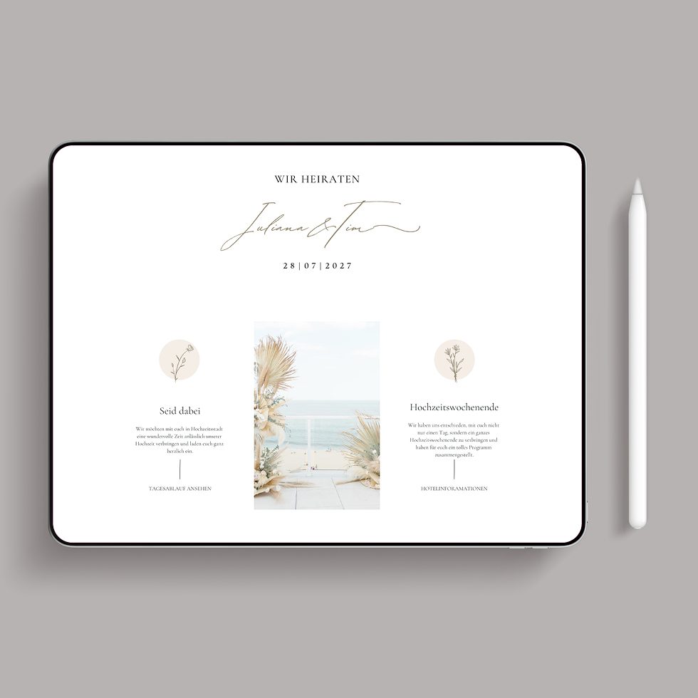 weddingstyle-hochzeitskarten-light-elegant-hochzeitswebseite-vorlage image 2
