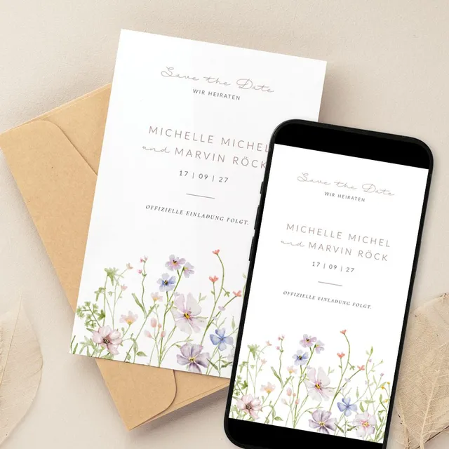 weddingstyle-hochzeitskarten-save-the-date-blumenwiese-digital image 1
