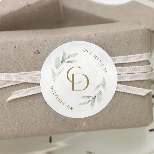 weddingstyle-hochzeitskarten-aufkleber-eukalyptuskranz-40mm image 1