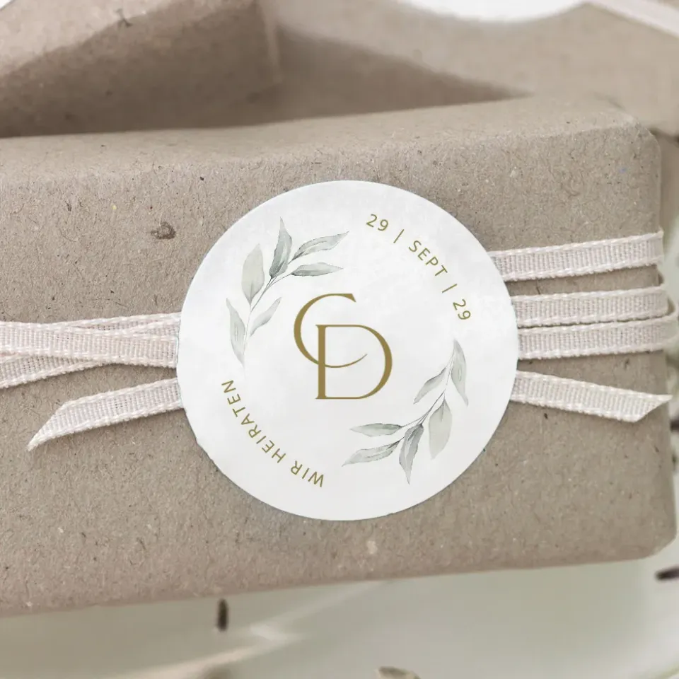 weddingstyle-hochzeitskarten-aufkleber-eukalyptuskranz-40mm image 1