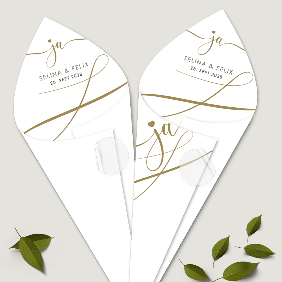 weddingstyle-sektempfang-spitzt-ten-ja-papiert-ten-plano-170g image 1