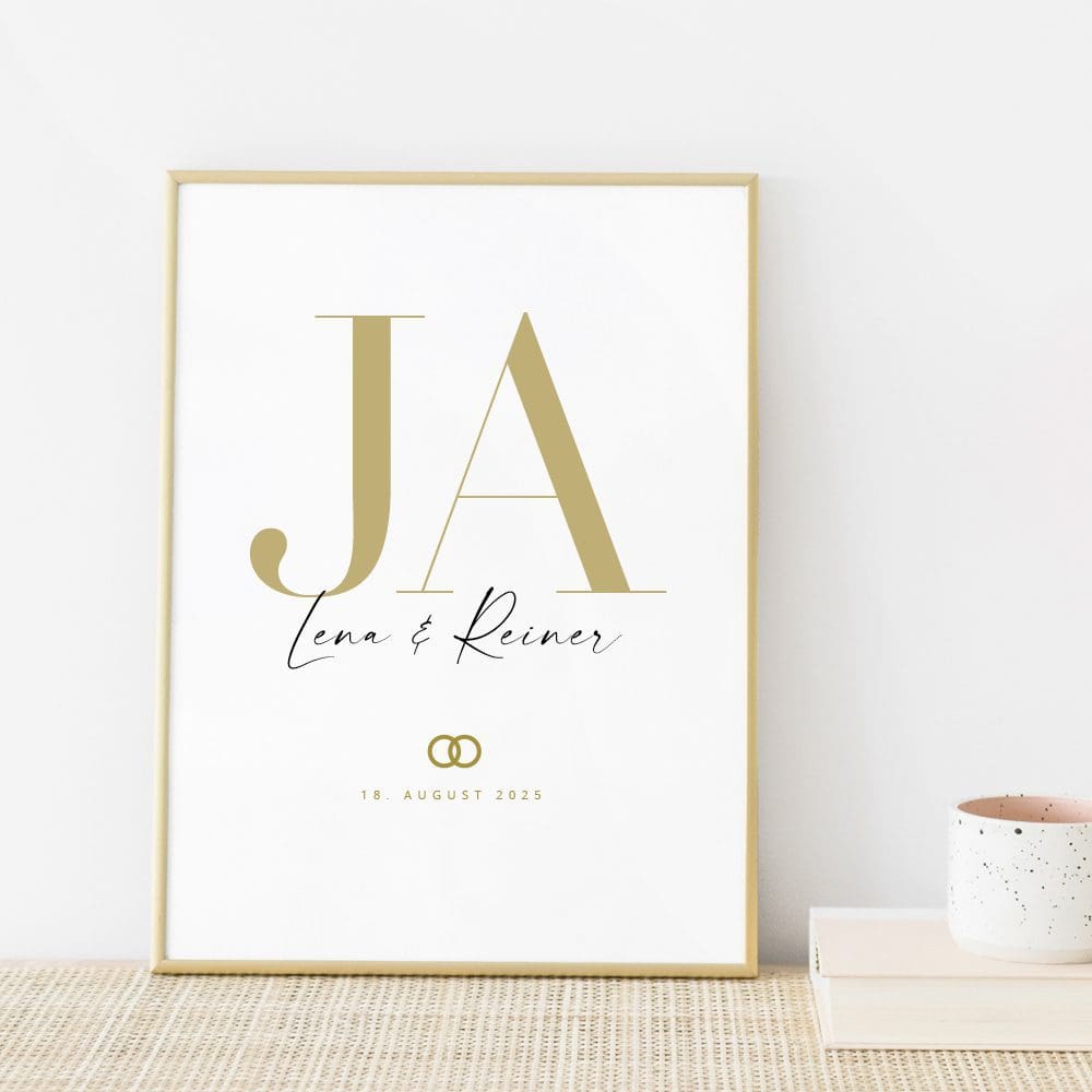 weddingstyle-geschenke-poster-hochzeit-ja-fotopapier-personalisiert image 1