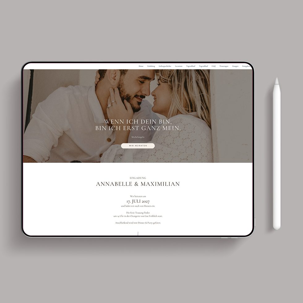weddingstyle-elegant-hochzeitswebseite-vorlage-canva image 2
