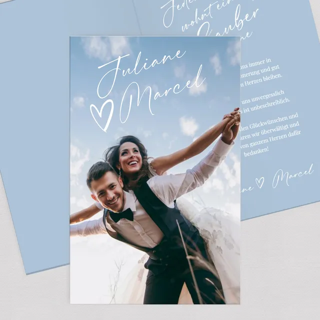 weddingstyle-siebter-himmel-dankeskarte-klappkarte image 1
