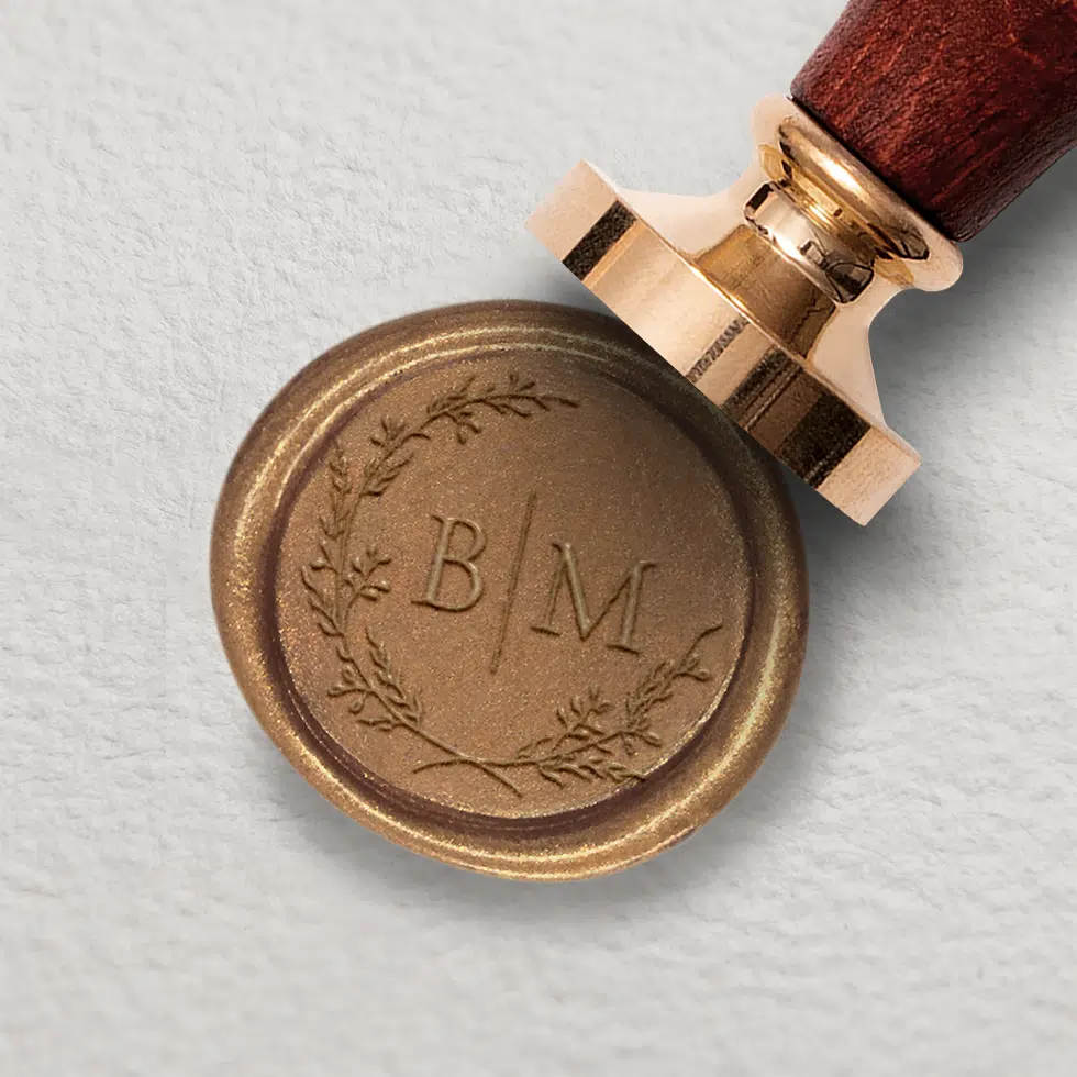 weddingstyle-hochzeitskarten-romantical-siegelstempel-messing image 1