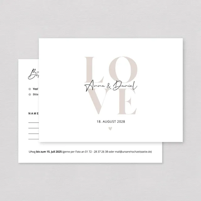 weddingstyle-hochzeitskarten-antwortkarte-love-rsvp-papier image 1