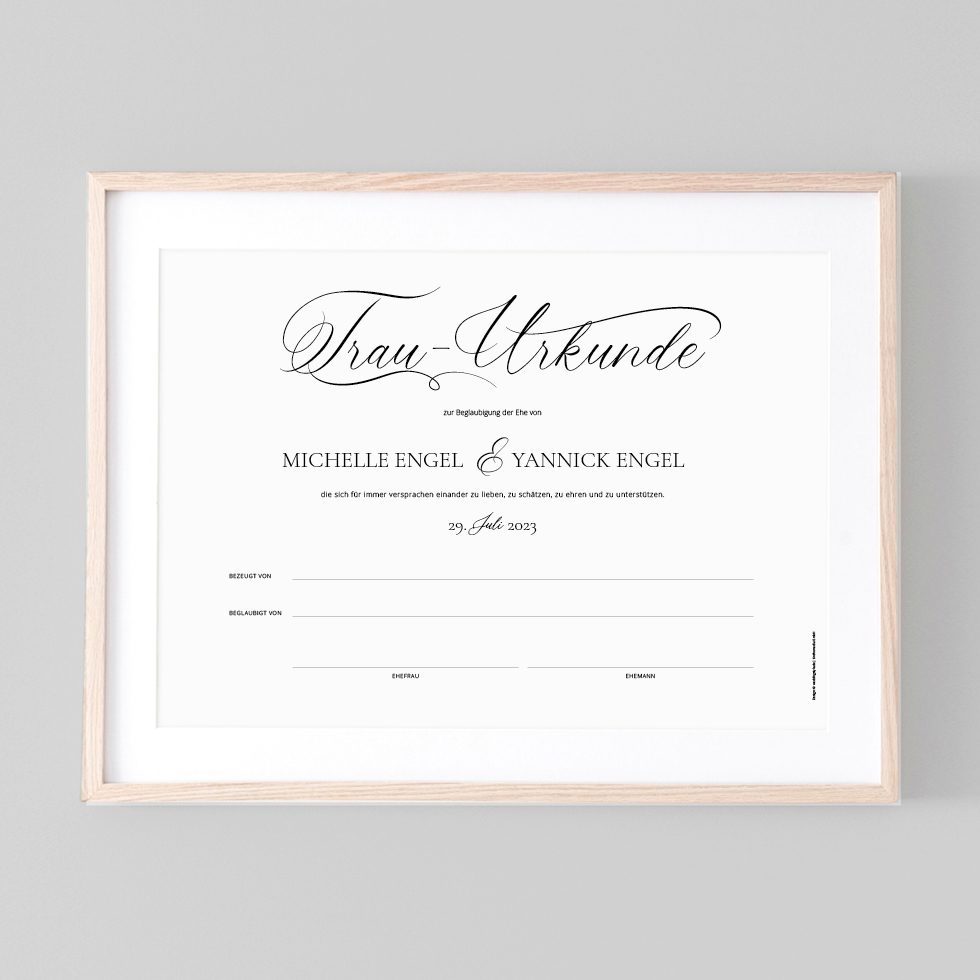 weddingstyle-trauung-hochzeitsurkunde-kalligraphie-pdf-vorlage image 1