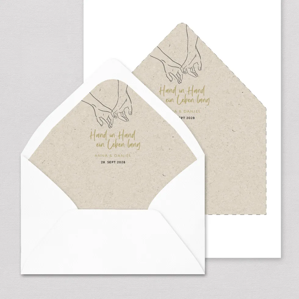 weddingstyle-hochzeitskarten-briefumschlag-inlay-hand-in-hand-vorlage-a4 image 2