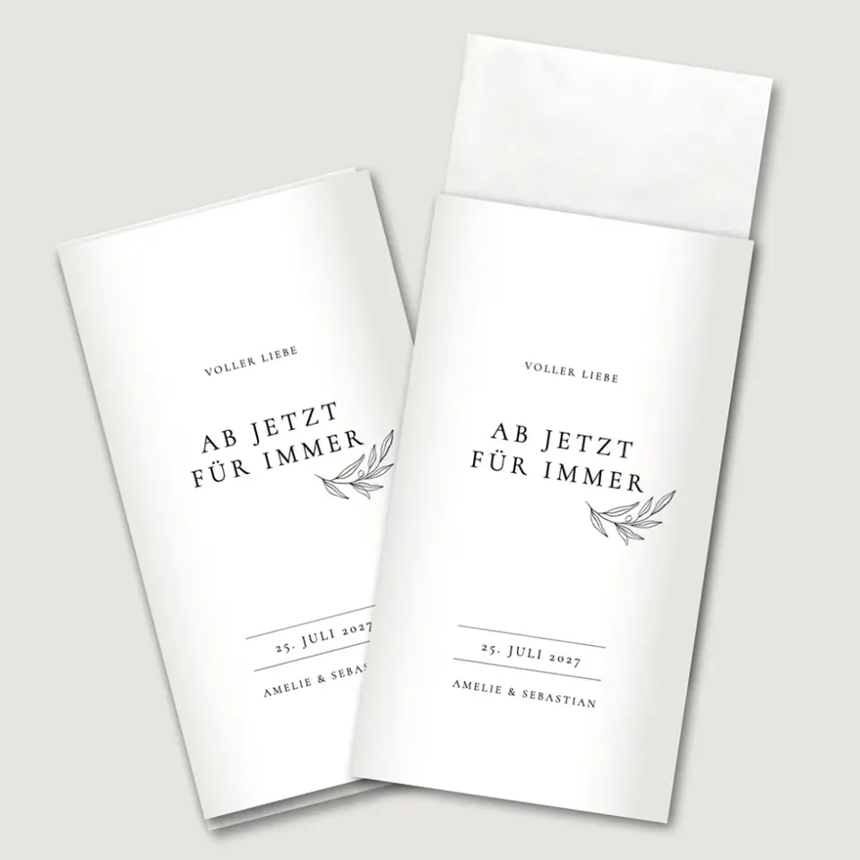 weddingstyle-trauung-just-love-freudentr-nen-banderole-gedruckt image 1
