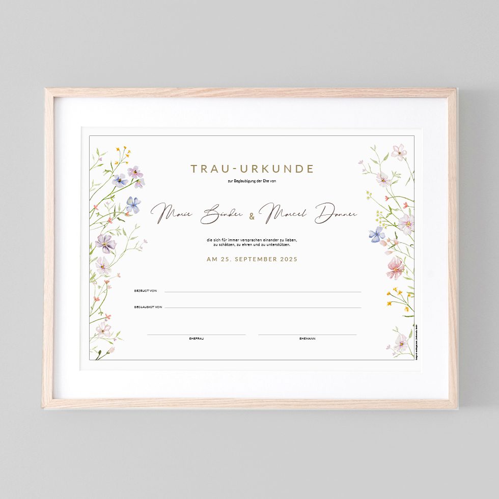 weddingstyle-trauung-wiesenblumen-trauurkunde-freie-trauung image 1