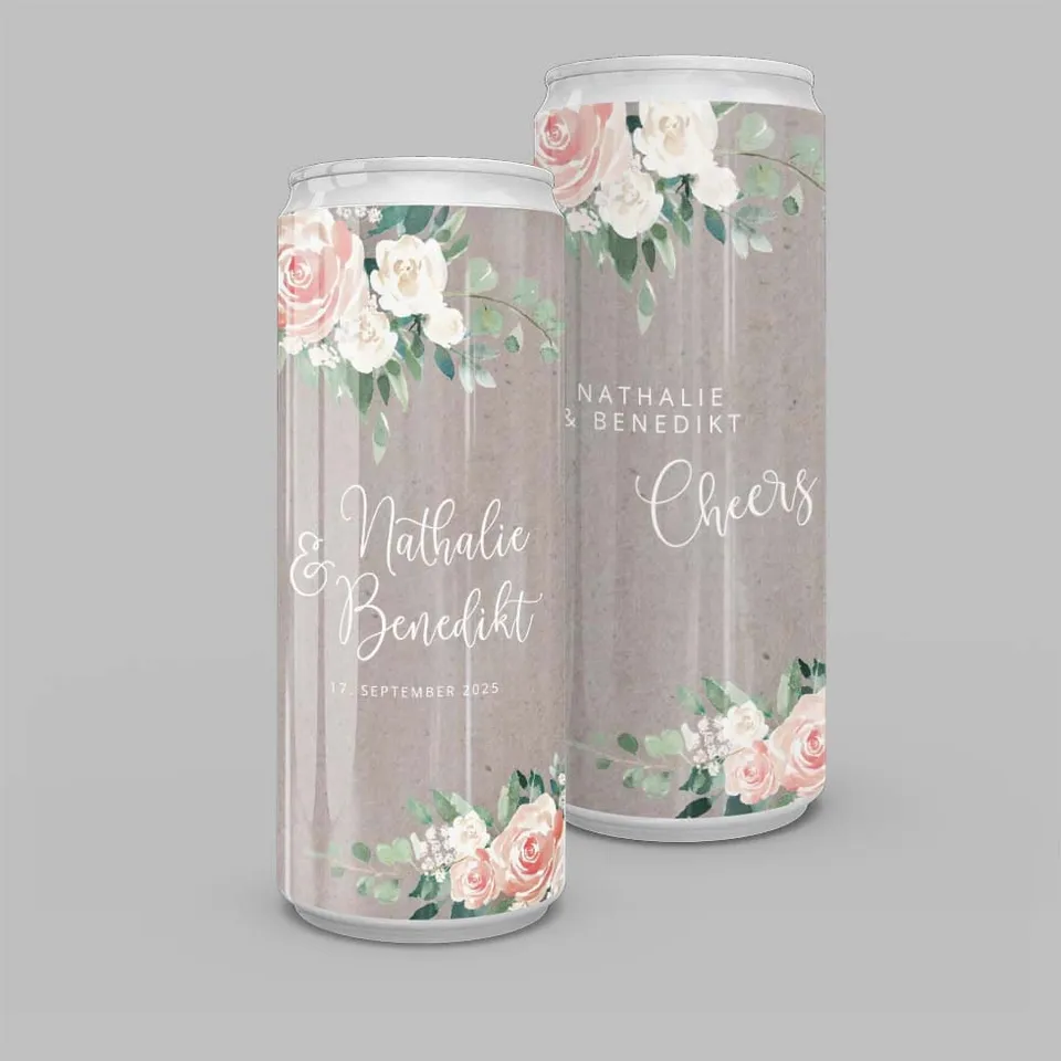 weddingstyle-sektempfang-flower-romance-dosen-aufkleber-10er-set-wasserfest image 1