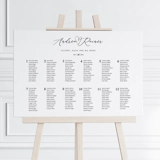 weddingstyle-herz-sitzplan-plakat-hochzeit-vorlage image 1