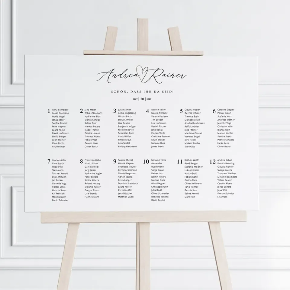 weddingstyle-herz-sitzplan-plakat-hochzeit-vorlage image 1