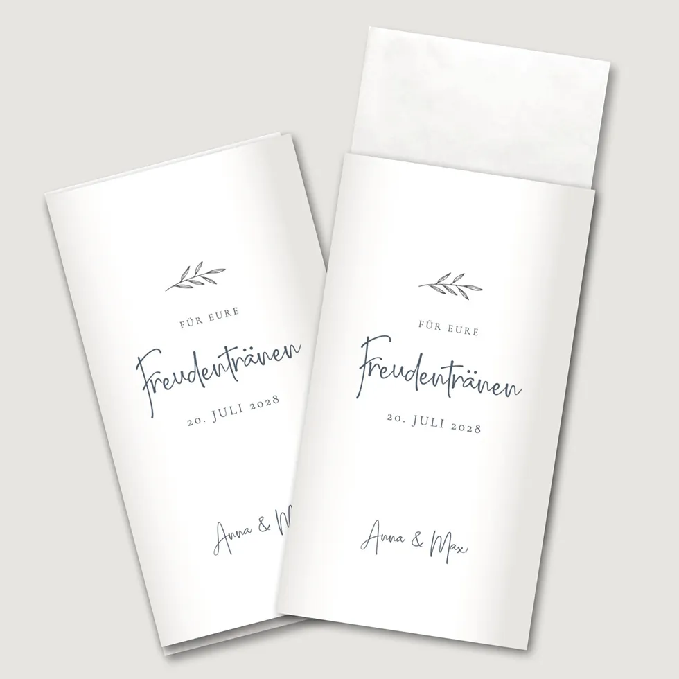 weddingstyle-olive-freudentr-nen-banderolen-gedruckt image 1