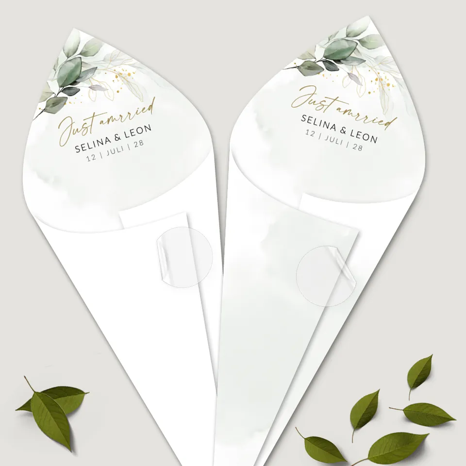 weddingstyle-sektempfang-spitzt-ten-eukalyptus-gold-gedruckt-170g image 1
