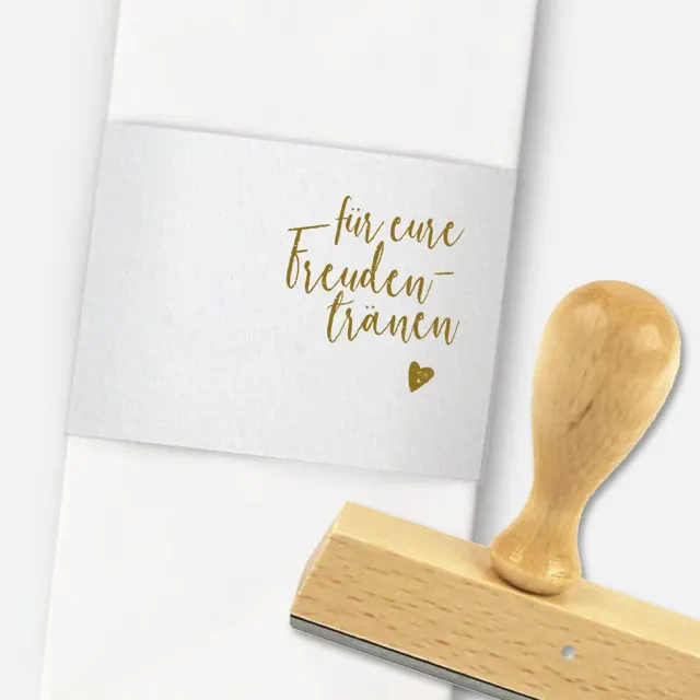 weddingstyle-trauung-stempel-f-r-eure-freudentr-nen-40-mm-holz image 1