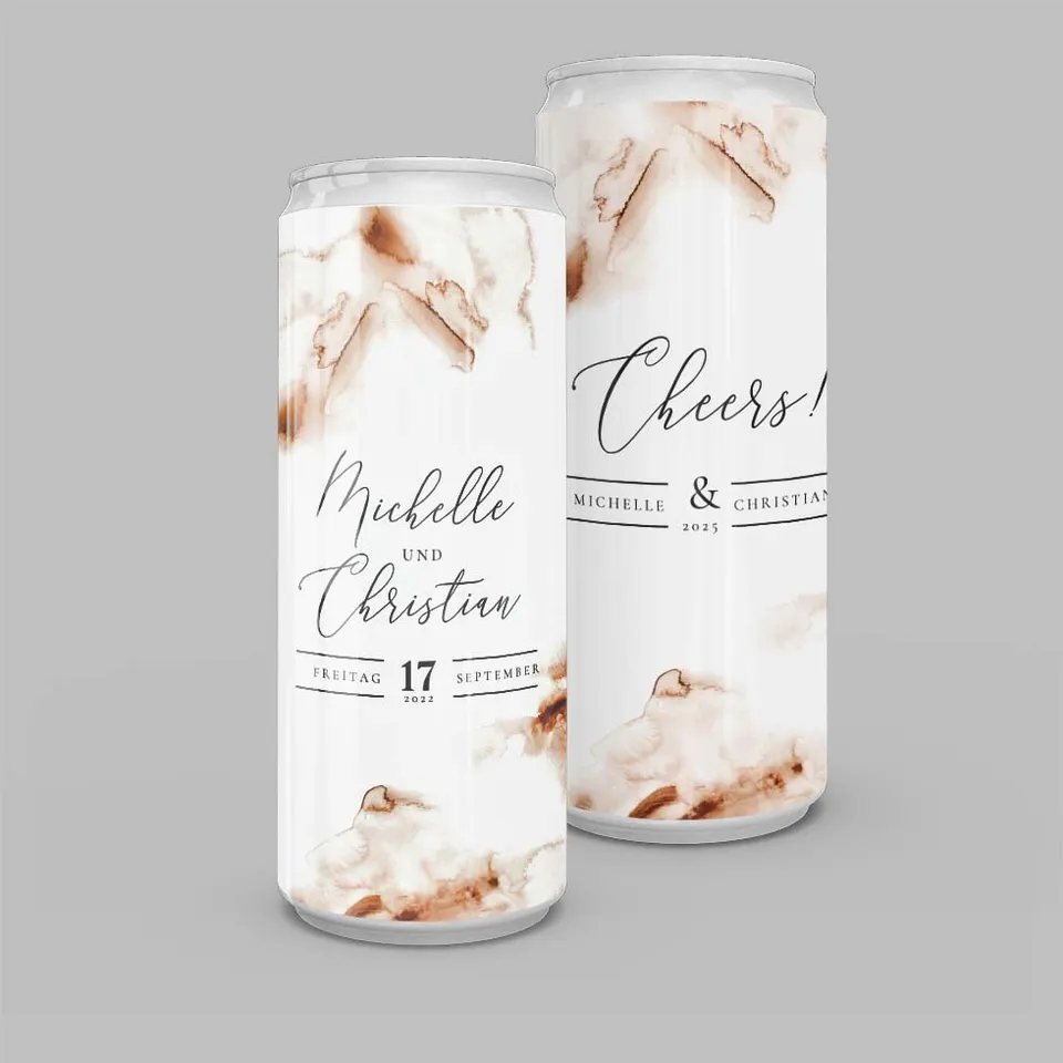 weddingstyle-sektempfang-getr-nkedosen-terrakotta-personalisiert image 1