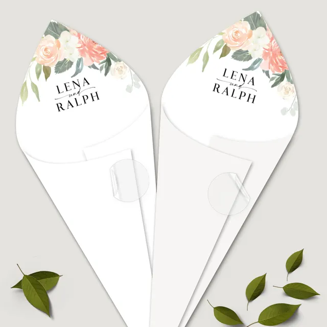 weddingstyle-sektempfang-spitzt-ten-blumenmeer-270mm-bl-ten-konfetti image 1
