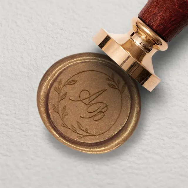 weddingstyle-kalligraphie-siegelstempel-wachssiegel-personalisiert-25-mm image 1