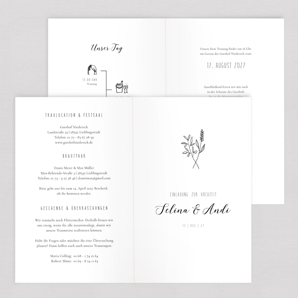 weddingstyle-hochzeitskarten-landliebe-klappkarte-b6-rustikal image 2