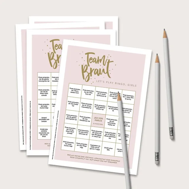 weddingstyle-jga-team-braut-bingo-challenge-spiel-personalisierbar-10-b-gen image 1