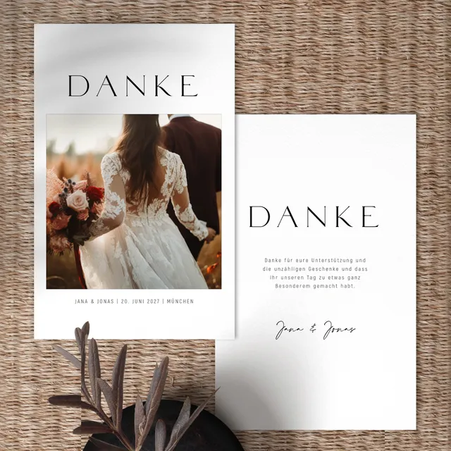 weddingstyle-hochzeitskarten-pure-liebe-dankeskarte-personalisiert image 1