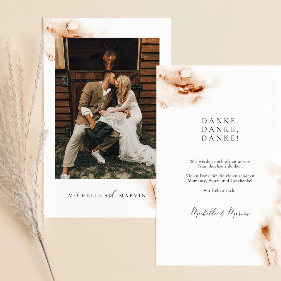 weddingstyle-terrakotta-dankeskarte-hochzeit-im-boho-look image 1