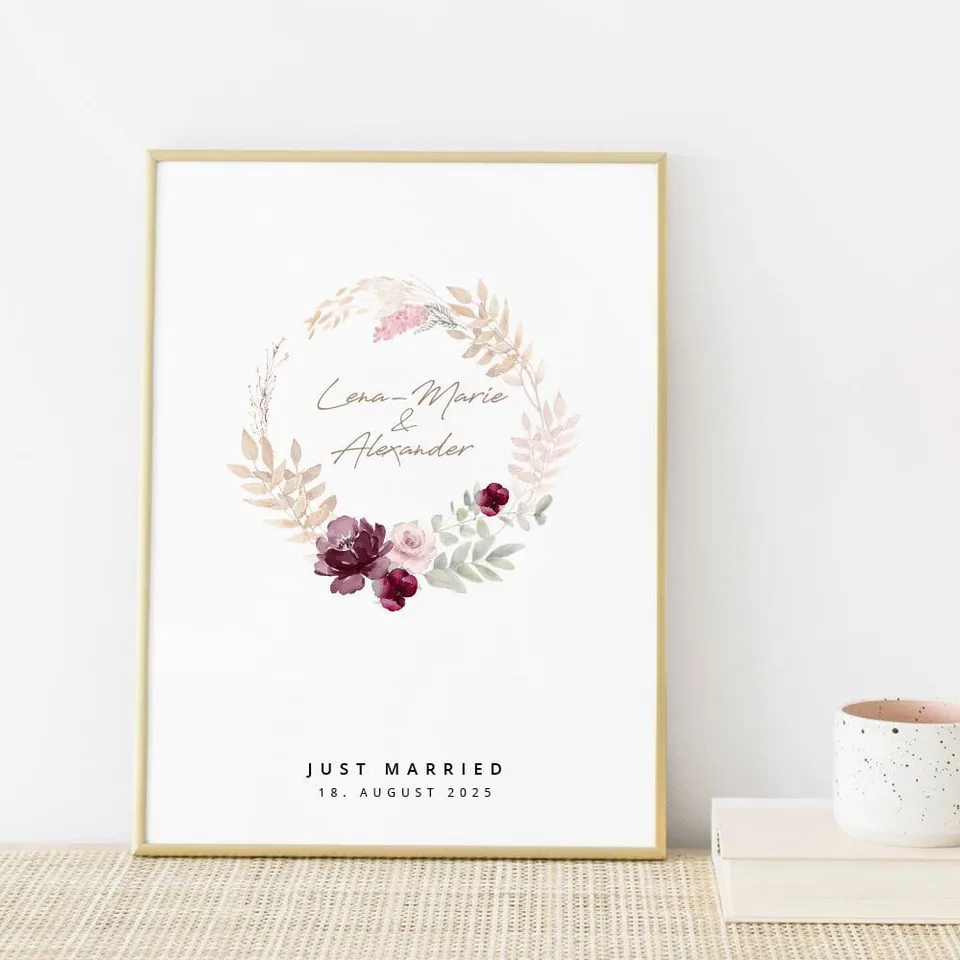 weddingstyle-boho-hochzeitsposter-personalisiert-geschenk image 1