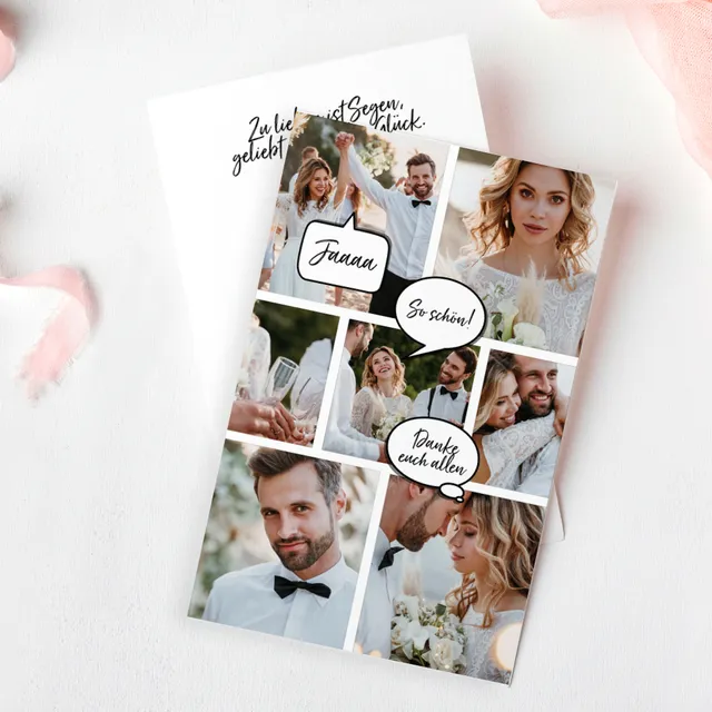 weddingstyle-hochzeitskarten-fotostory-dankeskarte-gedruckt image 1