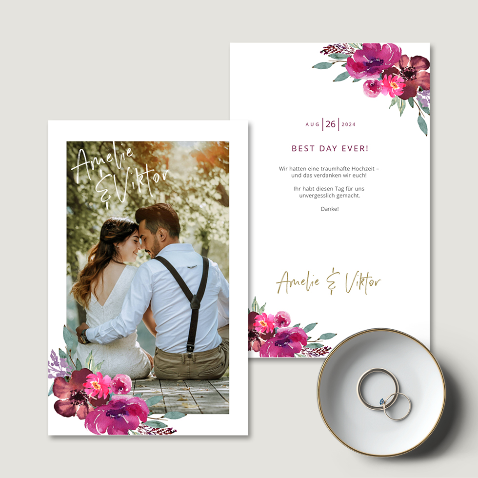 weddingstyle-berry-blumen-dankeskarte-hochzeit-mit-blumendesign image 2