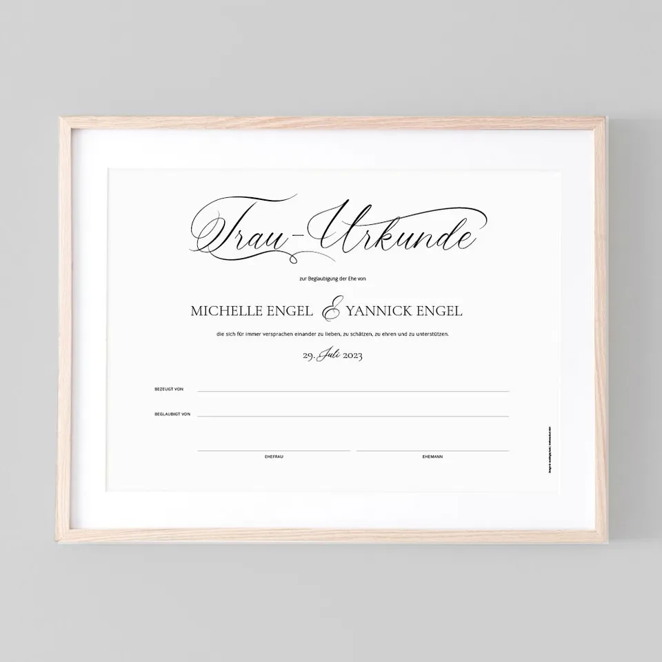 weddingstyle-trauung-hochzeitsurkunde-kalligraphie-pdf-vorlage image 1
