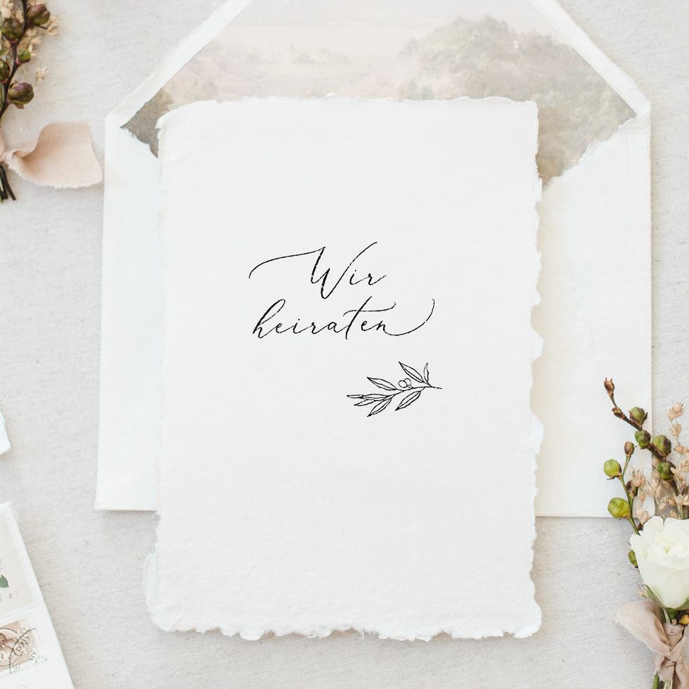 weddingstyle-hochzeitskarten-mix-match-stempel-wir-heiraten-kalligraphie image 1