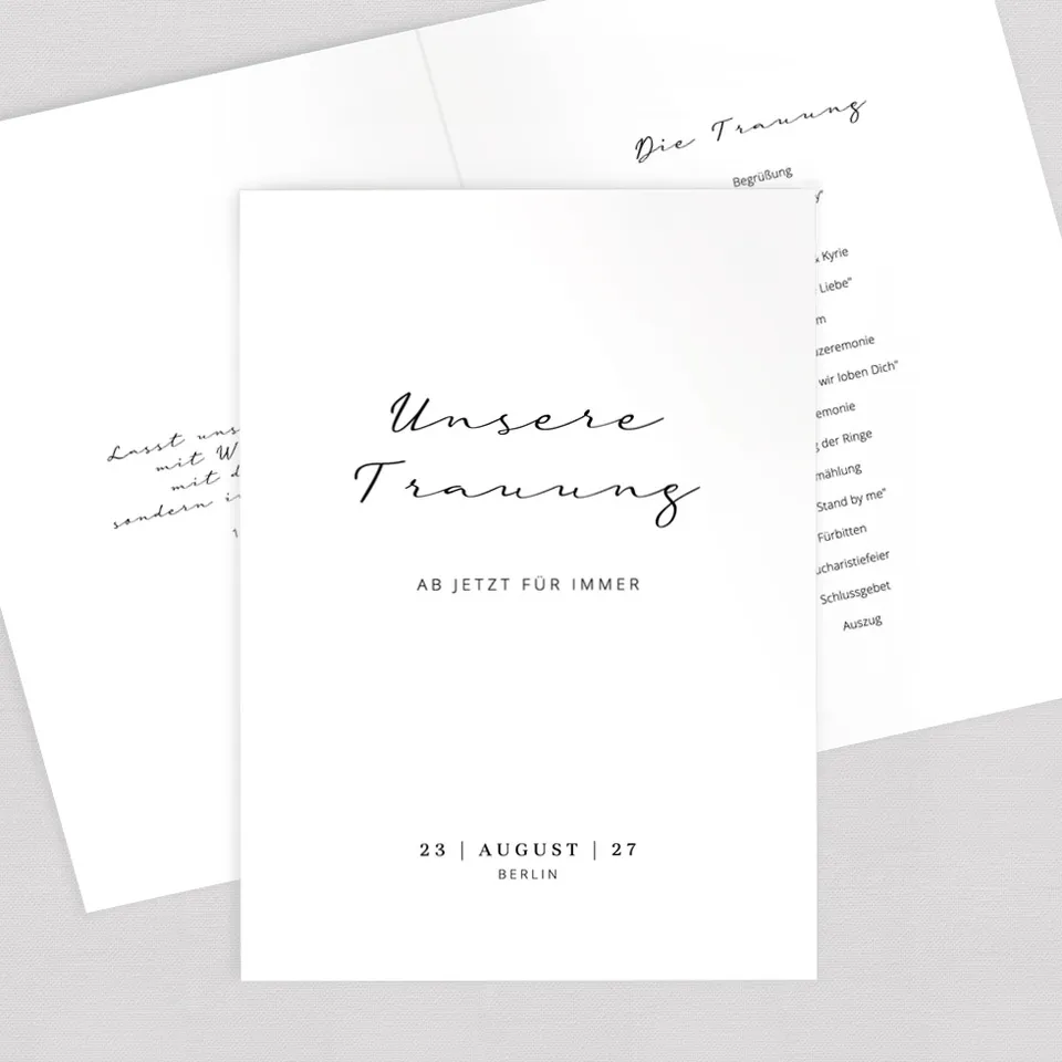 weddingstyle-trauung-kirchenheft-umschlag-scriptlove-pdf-vorlage image 1