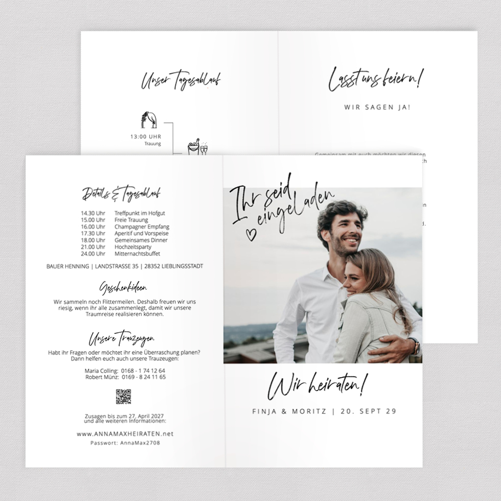 weddingstyle-hochzeitskarten-von-herzen-einladung-klappkarte image 2