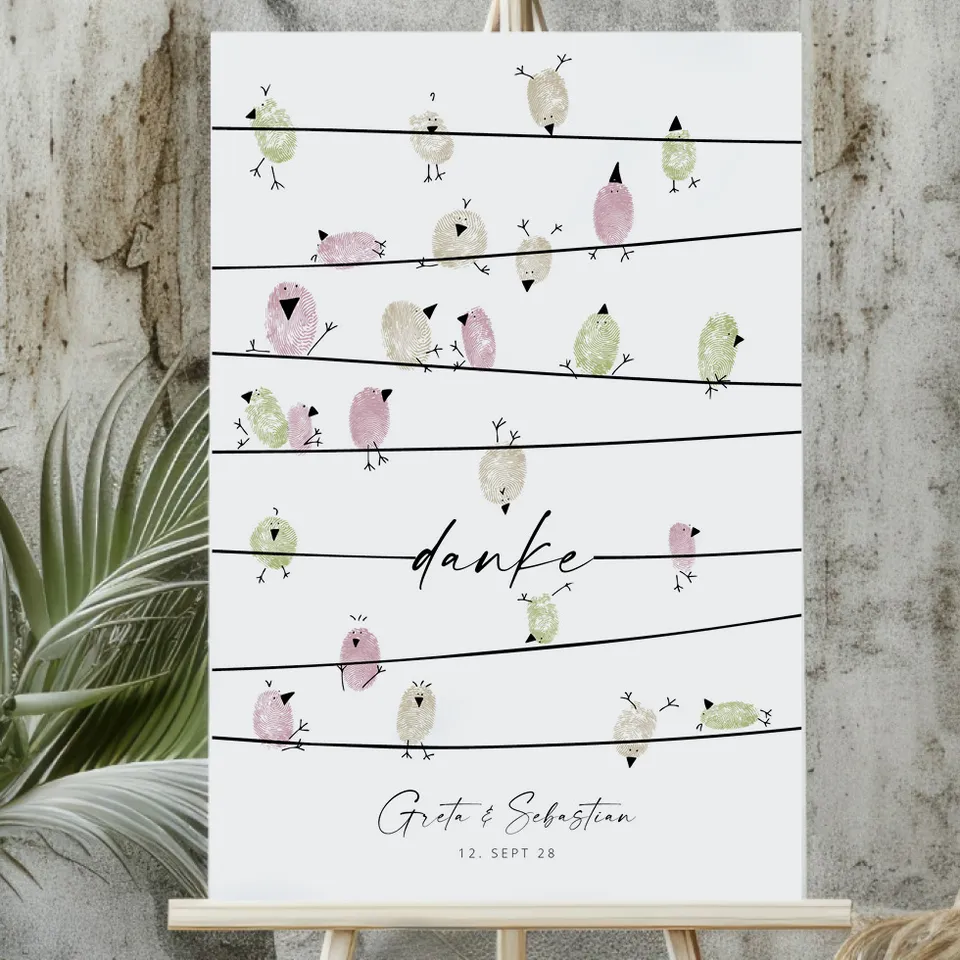 weddingstyle-feier-v-gel-fingerabdruck-bild-g-stebuch-personalisiert image 1