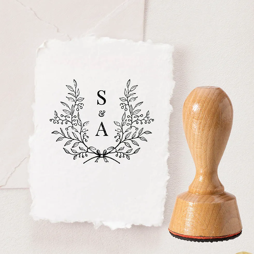 weddingstyle-hochzeitskarten-stempel-rund-holz-40-mm-personalisiert image 1