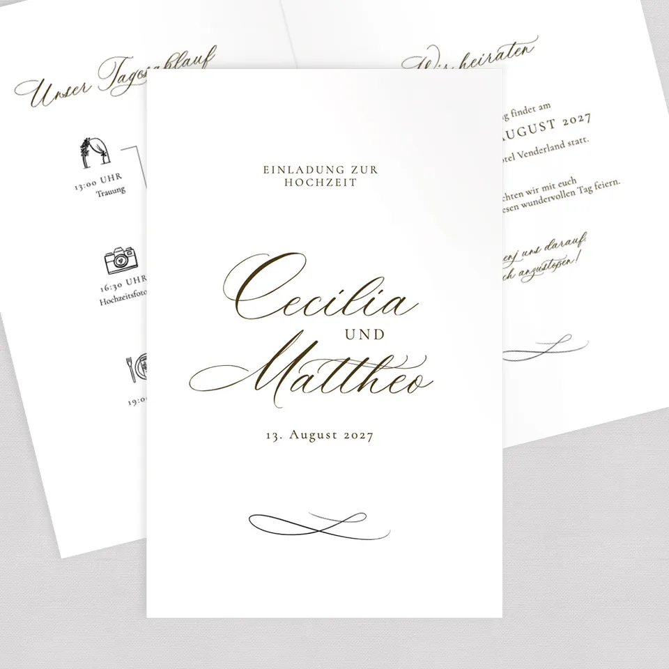 weddingstyle-moderne-kalligraphie-hochzeitseinladung-klappkarte-b6 image 1
