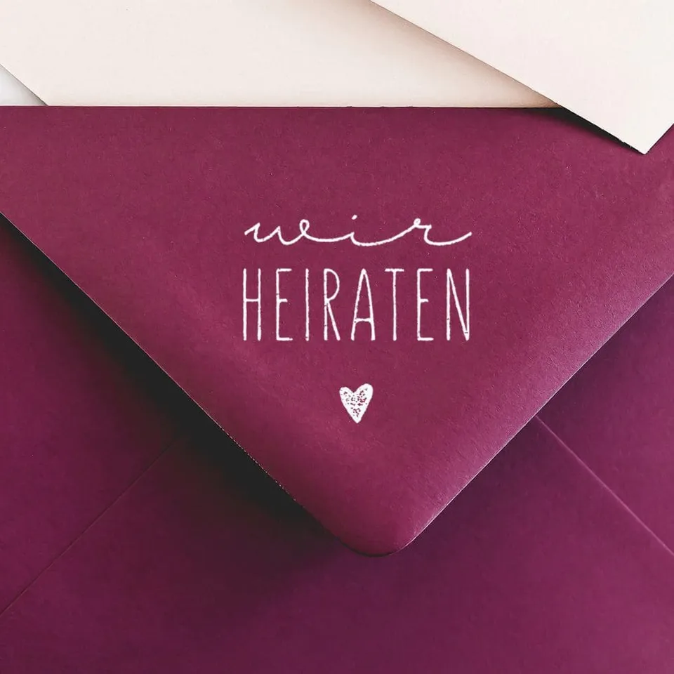 weddingstyle-hochzeitskarten-stempel-wir-heiraten-40-mm-mit-herz image 1