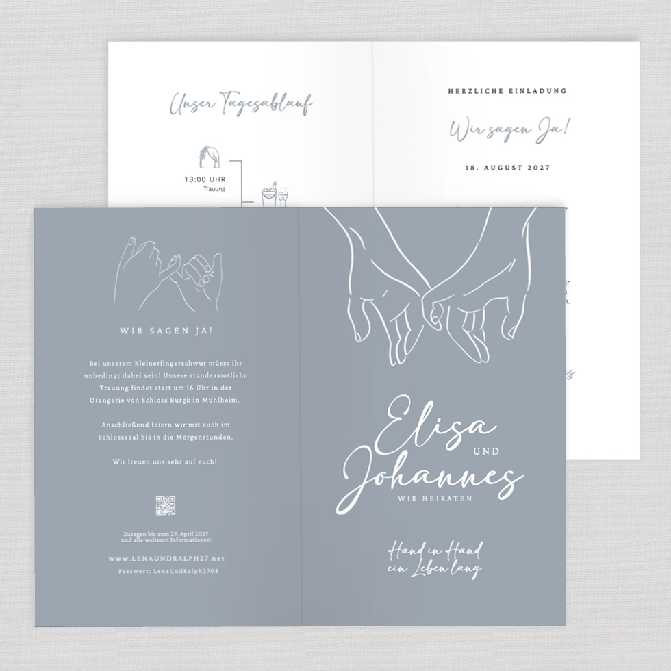 weddingstyle-hochzeitskarten-kleinerfingerschwur-klappkarte-b6 image 2