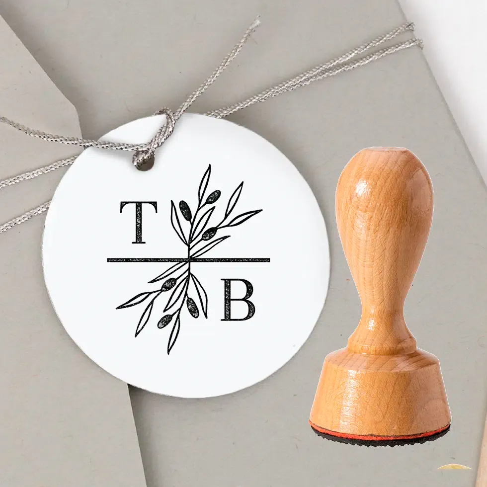 weddingstyle-hochzeitsstempel-olivenzweig-modern-holzstempel-40mm image 1