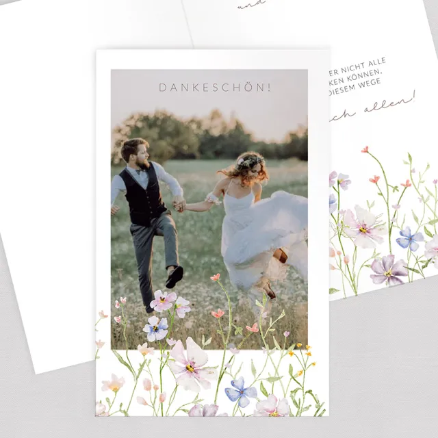 weddingstyle-dankeskarte-wiesenblumen-klappkarte-individuell image 1