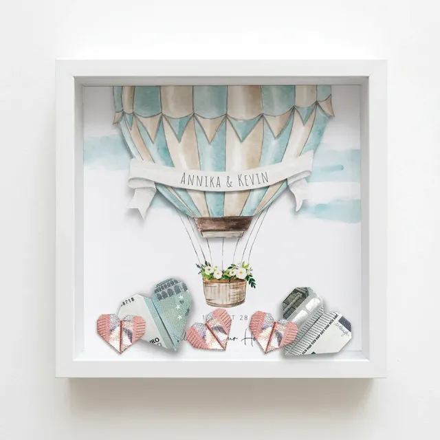 weddingstyle-geschenke-hei-luftballon-geldgeschenk-3-d-rahmen-2 image 1