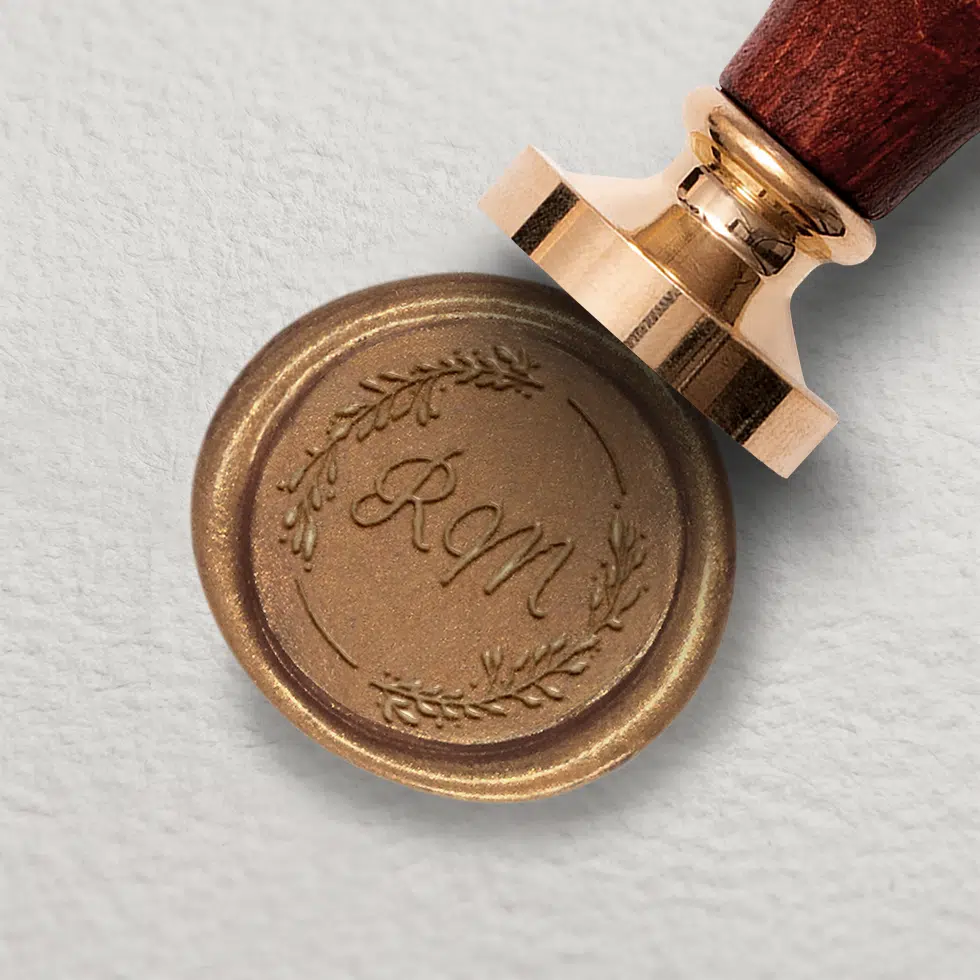 weddingstyle-natural-love-siegelstempel-messing-personalisiert-25mm image 1